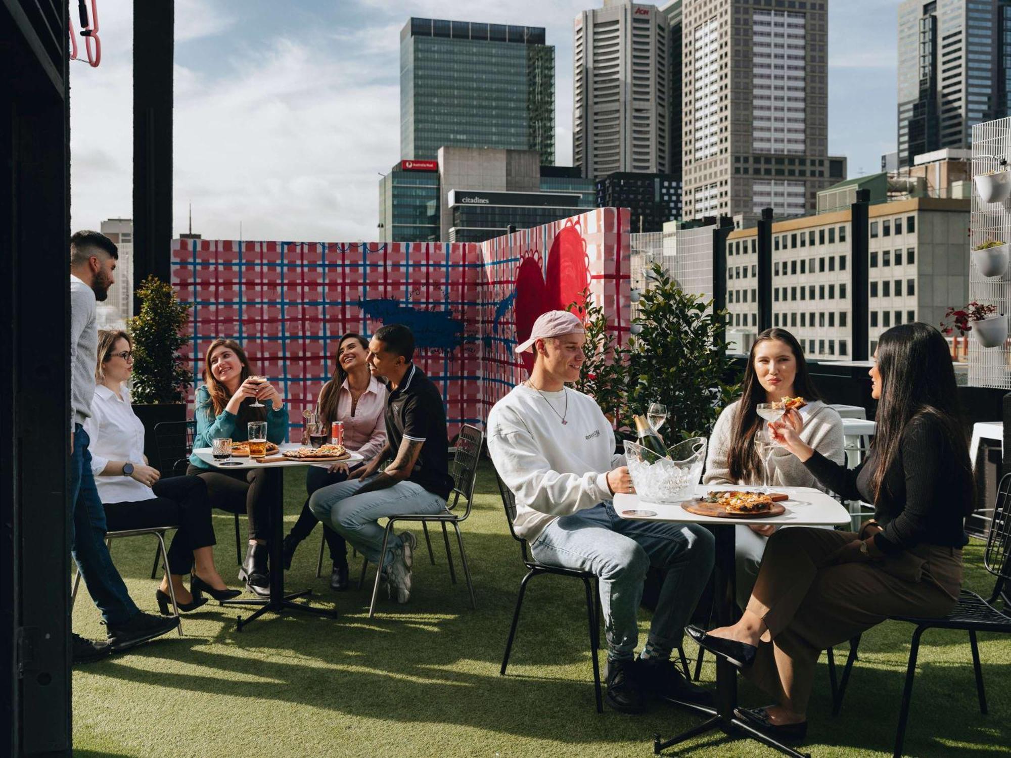 Pullman Melbourne City Centre Экстерьер фото Rooftop bar in Melbourne, Australia